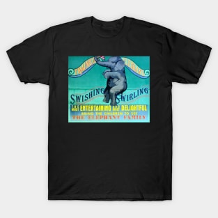 Vintage trained Elephants sign T-Shirt